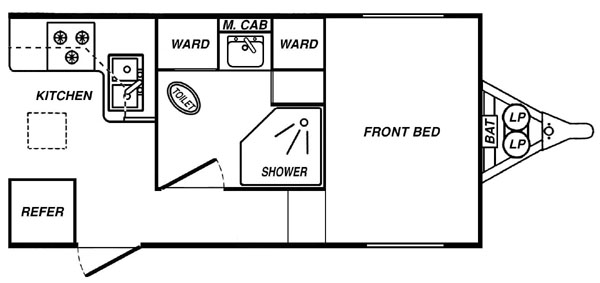 Carson Trailer Rv Sport Front Bed Mb